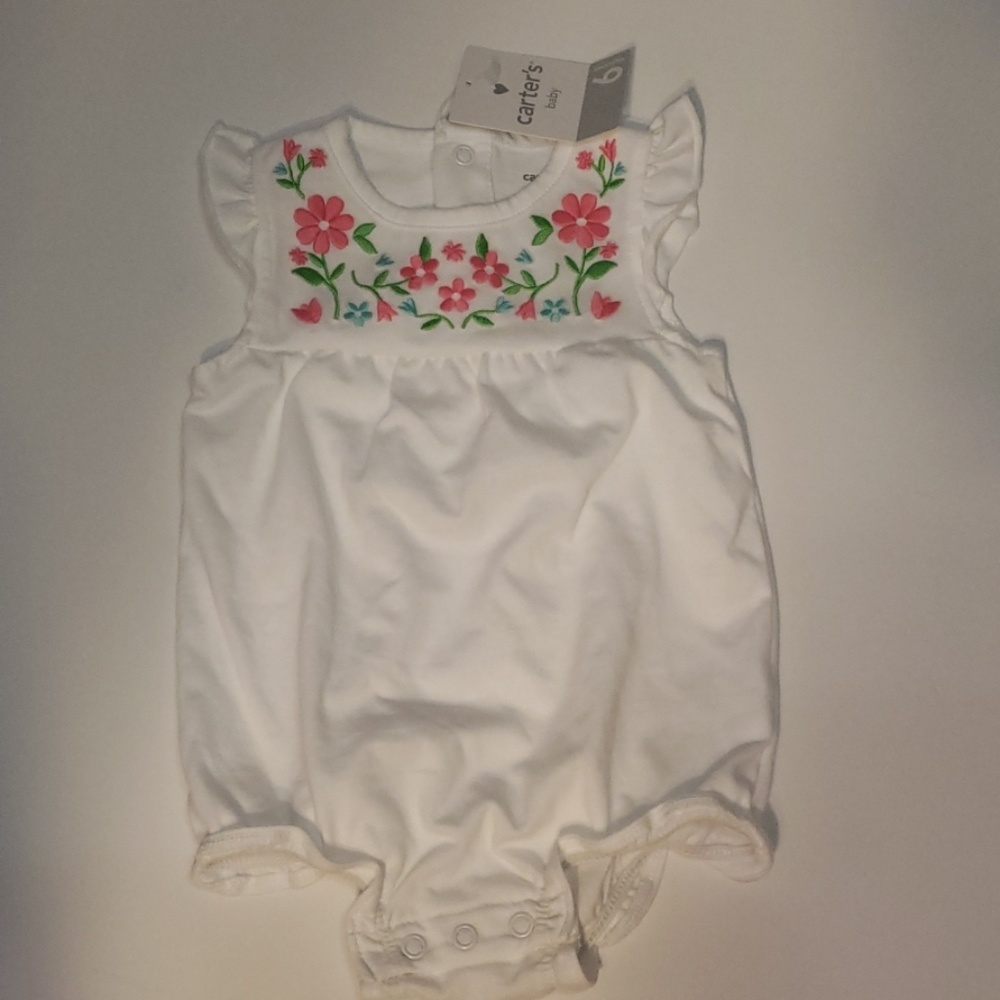 Carter's- Pink Flower Jumper (6 Months)